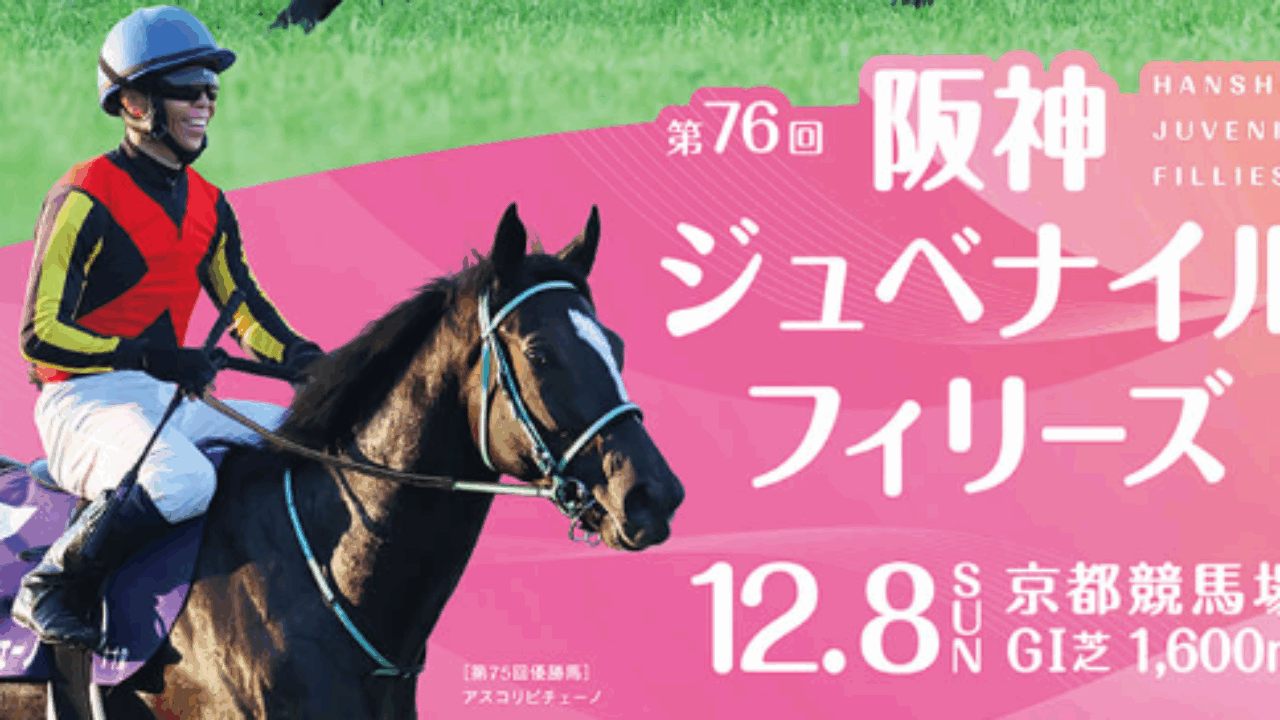 JRAポスター2枚セット（フューチャリティーステークス＋ジュベナイルフィリーズ） 2024阪神ジュベナイルフィリーズ ポスター｜日本サイン競馬会
